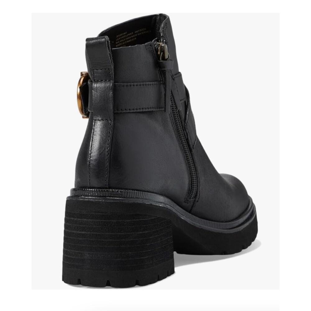 Sofft Jenine Leather Ankle Boots Booties | Sz 11, Black NEW - Picture 4 of 4